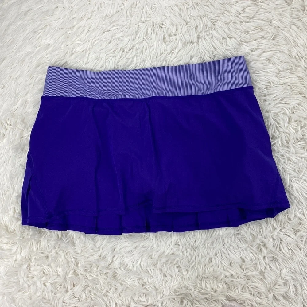 Lululemon Run: Pace Setter Skirt Bruised Berry / Wee Stripe Bruised Berry